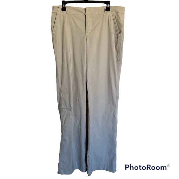 Athleta Wide Straight Leg Mid Rise Cargo Pants #44286 Size 12T - Picture 1 of 13